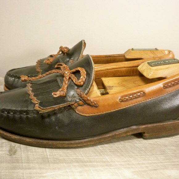 Allen Edmonds Woodstock Black Leather Tassel Loafer Shoes Men\'s Made in USA 7.5 main image 5